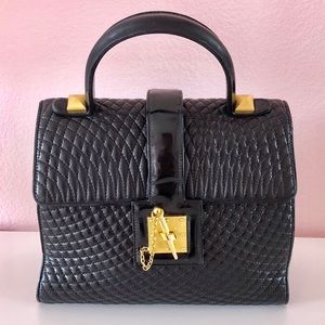 Bally Black Leather Handbag